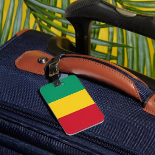 Guinea flag luggage tag