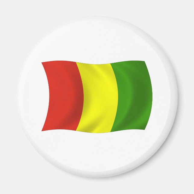 Guinea Flag Magnet (Front)