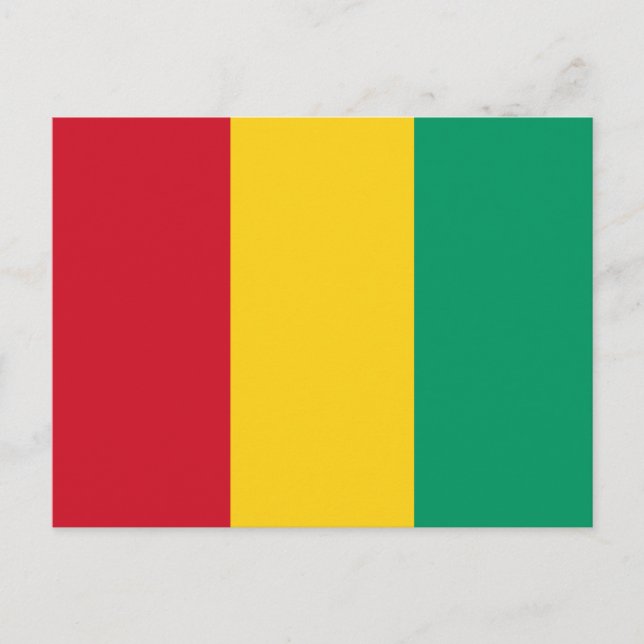 Guinea Flag Postcard (Front)