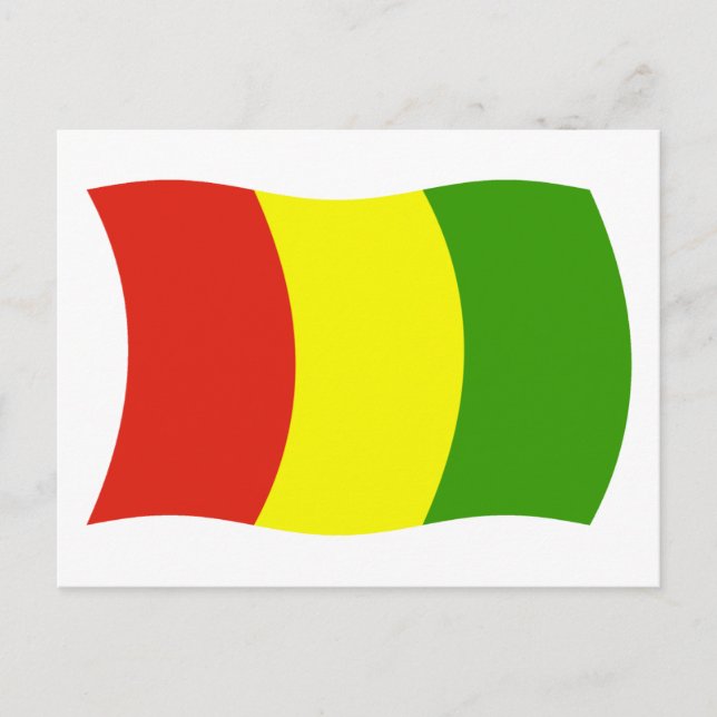 Guinea Flag Postcard (Front)