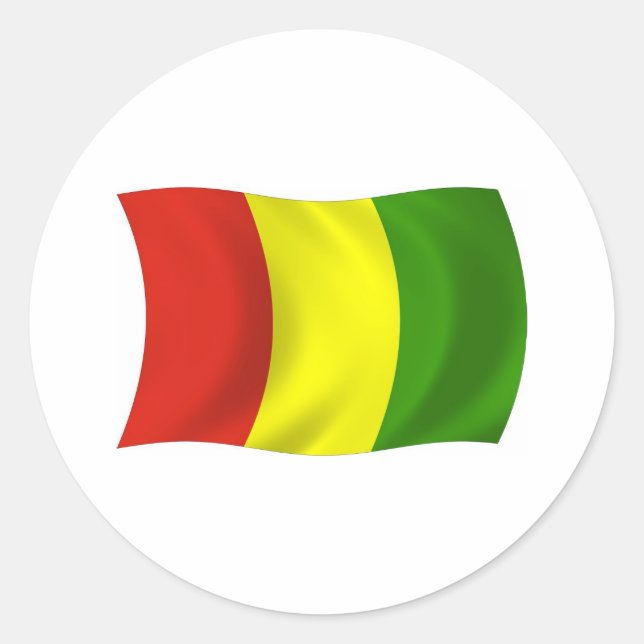 Guinea Flag Sticker (Front)