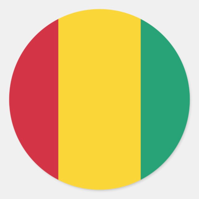 Guinea Flag Sticker (Front)