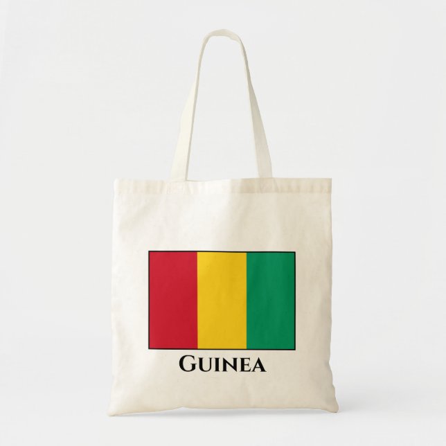 Guinea Flag Tote Bag (Front)