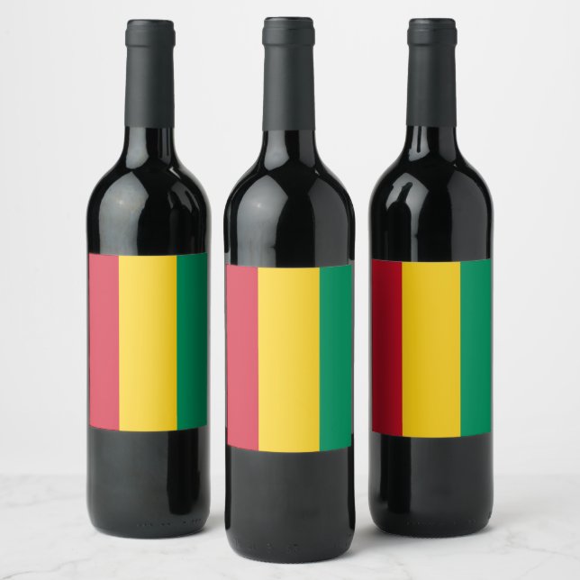 Guinea flag wine label (Bottles)