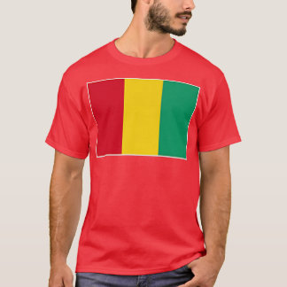 Guinea Flag with vintage Guinean national colours T-Shirt