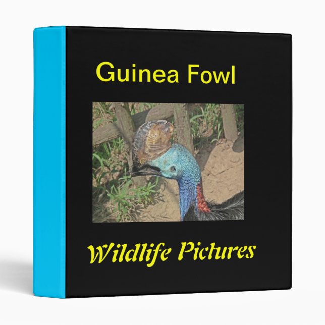 Guinea Fowl Binder (Front/Spine)