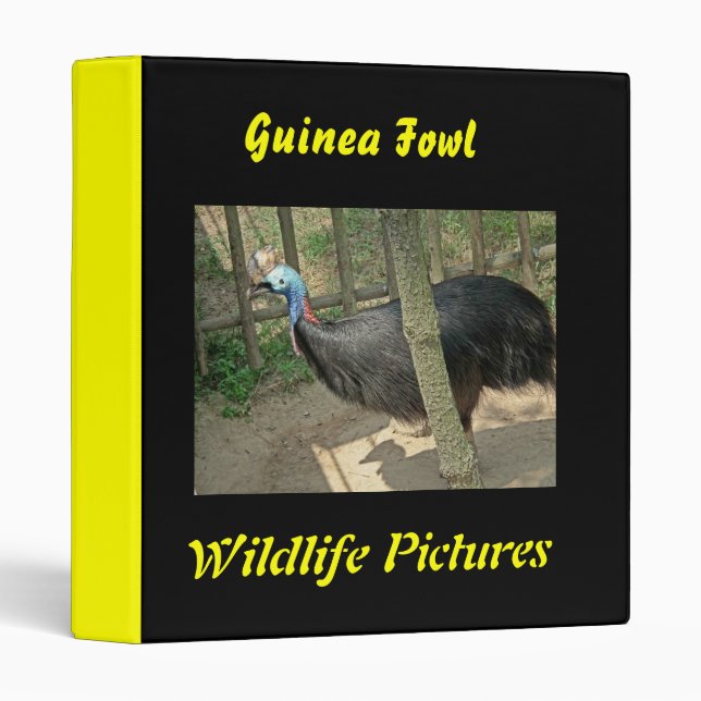 Guinea Fowl Binder (Front/Spine)