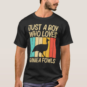 Guinea Fowl For Boys Kids Guinea Hen Poultry T-Shirt