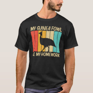 Guinea Fowl For Kids Boys Guinea Hen Poultry T-Shirt