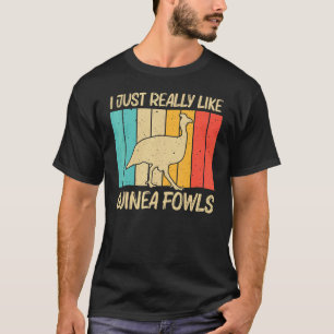 Guinea Fowl For Men Women Bird  Chicken Farm T-Shirt
