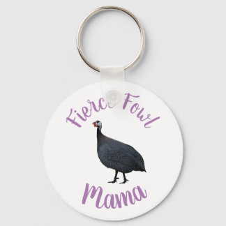 Guinea Fowl Mama Keychain | #FierceFowl Mama