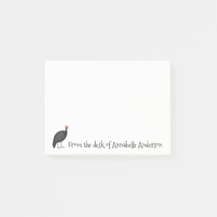 Guinea Fowl Personalize Post-it Notes