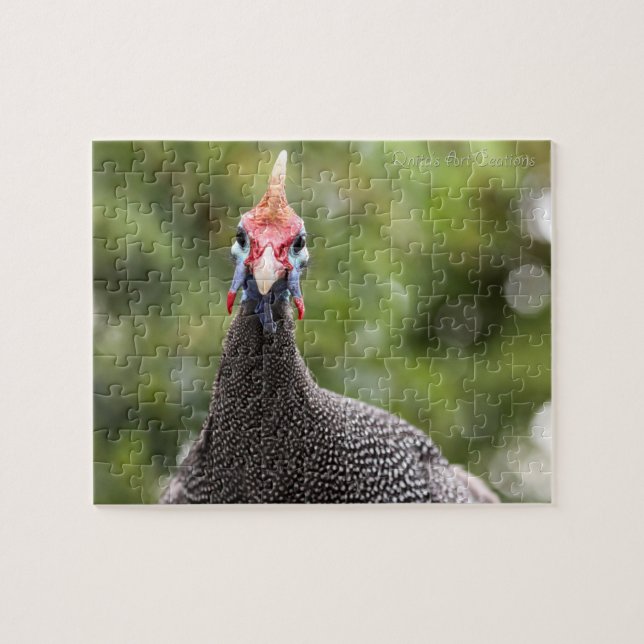 Guinea-Fowl Portrait Jigsaw Puzzle (Horizontal)