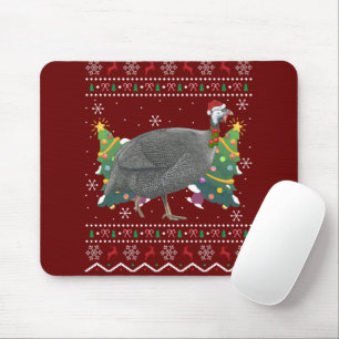 Guinea Fowl Xmas Gift Ugly Guinea Fowl Bird Christ Mouse Pad