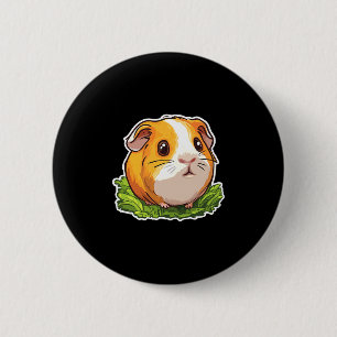 Guinea G Cute Animals Guinea G Comfort Colors Adul 2 Inch Round Button