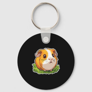 Guinea G Cute Animals Guinea G Comfort Colors Adul Keychain