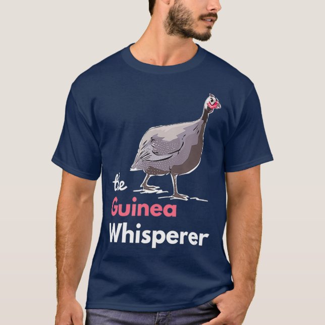 Guinea Hen Fowl Farm Animals Country Poultry T-Shirt (Front)
