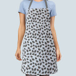 Guinea Hen Fun Bird Pattern Apron<br><div class="desc">A cute pattern of Guinea Fowl on a light blue background.</div>