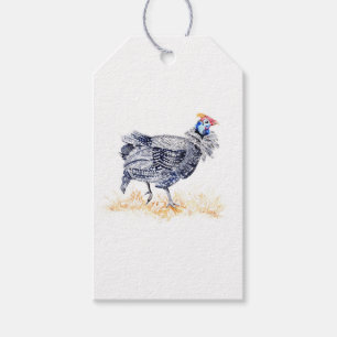 Guinea hen gift tags