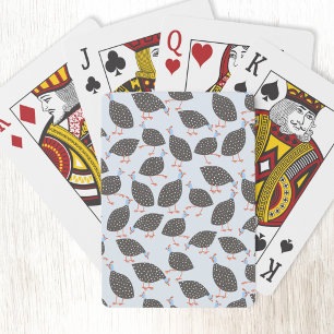 Guinea Hen Pattern Playing Cards
