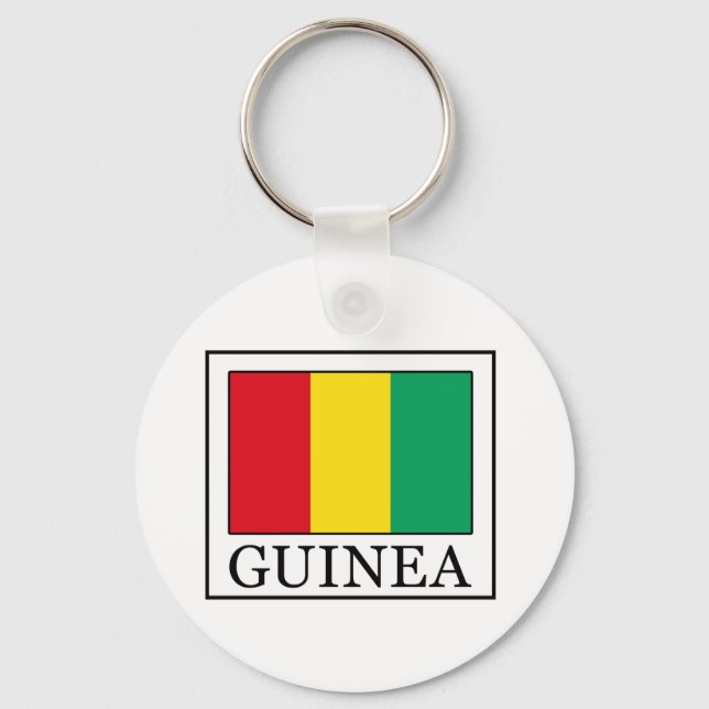 Guinea Keychain (Front)