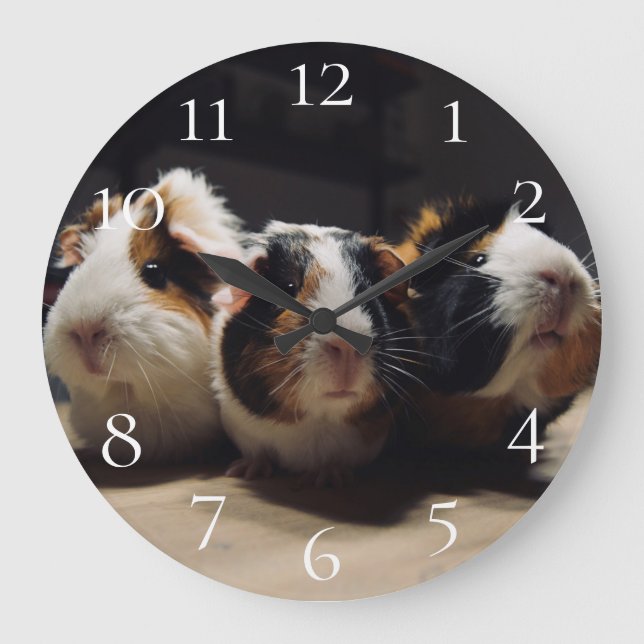 Guinea Large Clock (Front)