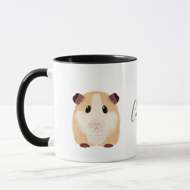 guinea pig  add  your name mug (Left)
