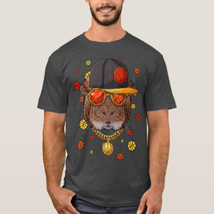 Guinea Pig Basketball Team Bball Player Coach Spor T-Shirt