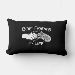 Guinea Pig Best Friends For Life  Funny Guinea Pig Lumbar Pillow