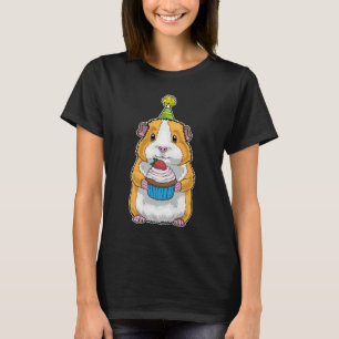 Guinea pig Birthday Cupcake T-Shirt