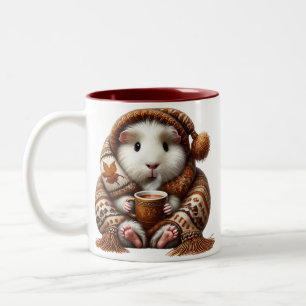 Guinea Pig Bliss Mug - Cozy Autumn Chilling Coffee