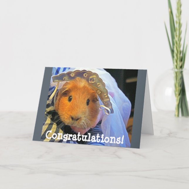 guinea pig bride card (Front)