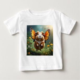 Guinea Pig Butterfly, Baby T-Shirt