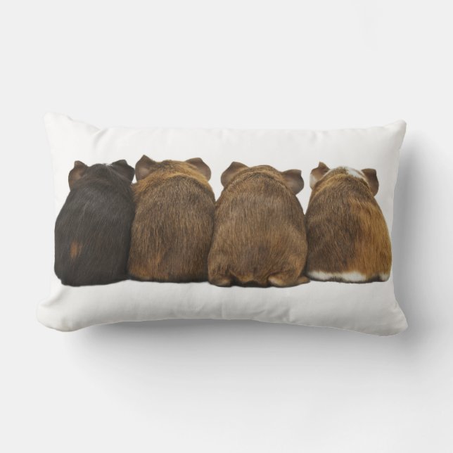 Guinea Pig Butts THROW PILLOW (Front)