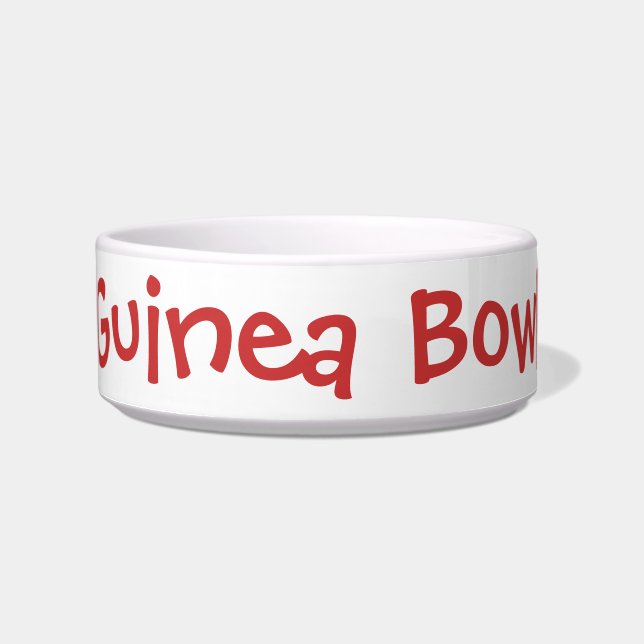 Guinea Pig Cavy Food Bowl (Front)