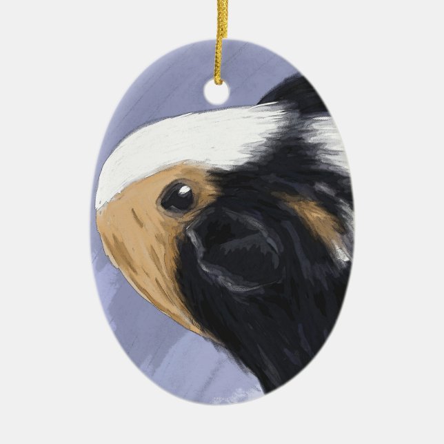 Guinea pig ceramic ornament (Front)