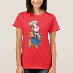 Guinea pig Chef Bowl Cook T-Shirt