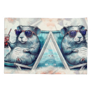 Guinea Pig Chilling Pillowcase