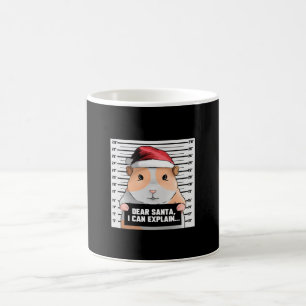 Guinea Pig Christmas Cavy Dear Santa I Can Explain Coffee Mug