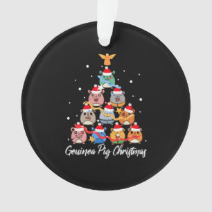 Guinea Pig Christmas Ornament