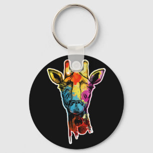 Guinea Pig Christmas Reindeer Christmas Lights Keychain
