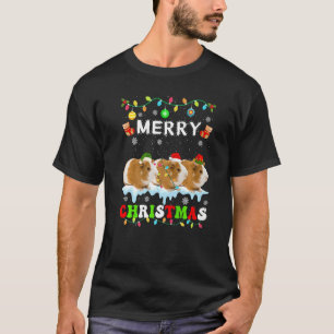 Guinea pig Christmas Squad Xmas Women Men Kids T-Shirt