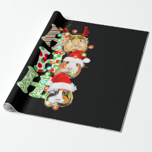 Guinea Pig Christmas Wrapping Paper