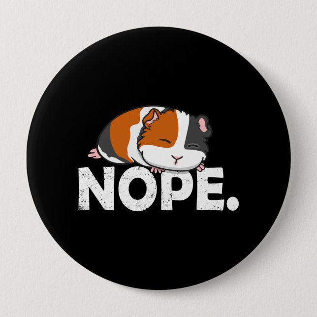 Guinea Pig Classic 4 Inch Round Button (Front)