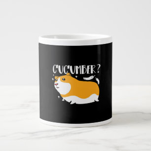 Guinea Pig Cucumber Cute Guinea Pig Cool Pet Large Coffee Mug