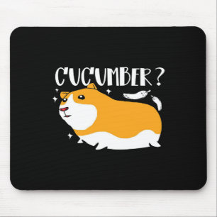 Guinea Pig Cucumber   Cute Guinea Pig   Cool Pet Mouse Pad