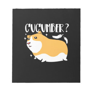 Guinea Pig Cucumber Notepad