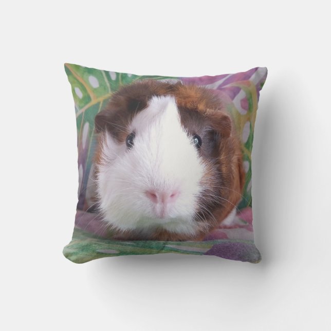 Guinea pig cushion- Cookie Outdoor Pillow (Front)