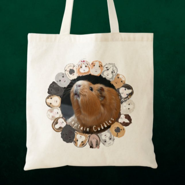 Guinea Pig Customizable  Tote Bag (Creator Uploaded)