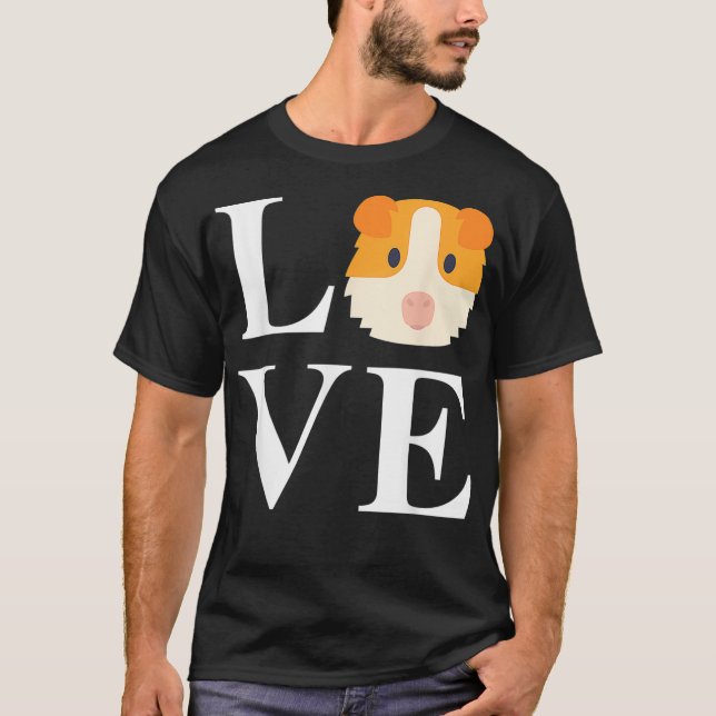 Guinea Pig  Cute Funny Guinea Pigs Funny Owner Gif T-Shirt (Front)